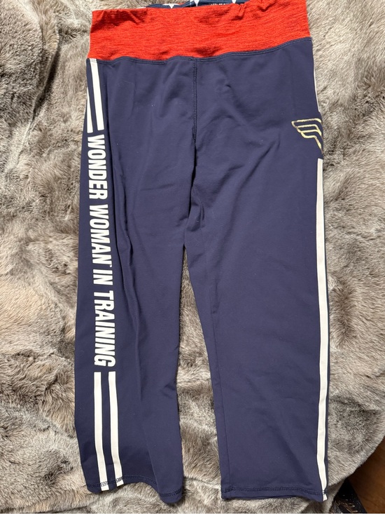 Xhilaration Pants - Xhilaration Navy & Red Wonder Woman Kids' Athletic Leggings